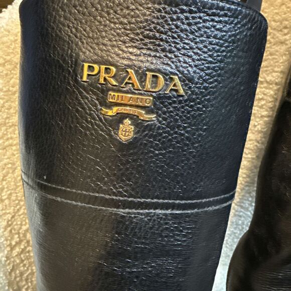 Prada Boots Color Black Size 35.5 - Picture 2 of 8